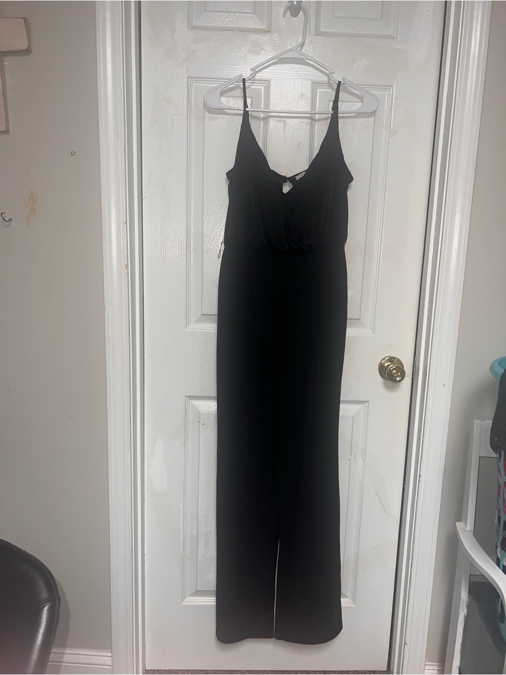Ami Black Spaghetti Strap Jumpsuit